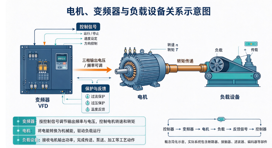 普通电机可以接变频器吗?变频电机选型需要注意什么?(图1) image.png
