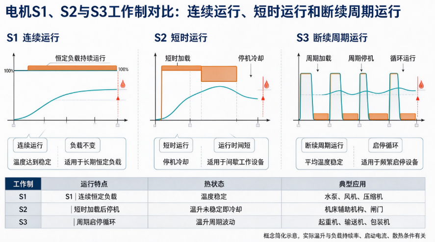 电机工作制与使用环境：S1、环境温度、海拔及降额怎么理解？